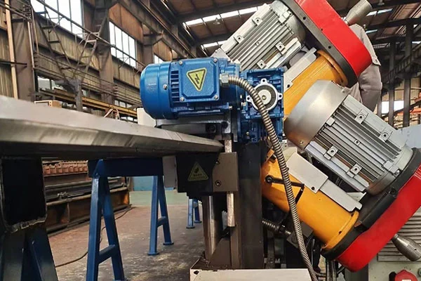 Automatic Plate Edge Milling Machine On-site Application