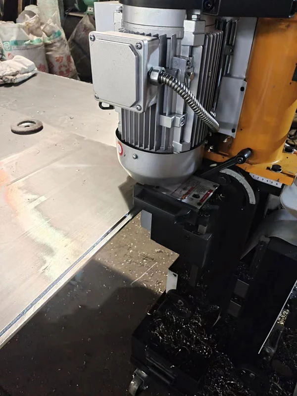 Edge Milling Machine for Steel Plate On-site Application