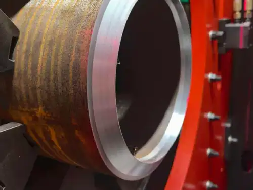 CNC beveling machine pipe